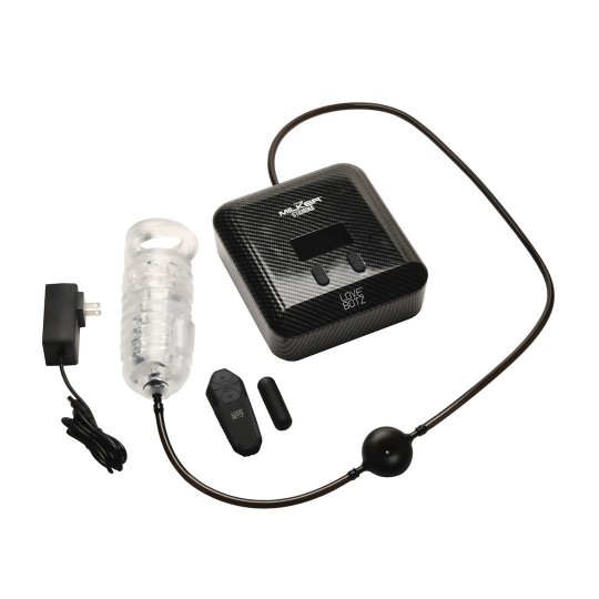 EL MILKER STAMINA - ESTIMULADOR AUTOMÁTICO DE VIBRACIÓN Y SUCCIÓN - TRANSPARENTE