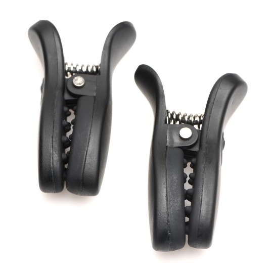 DARK GRIP - PINZAS VIBRADORAS PARA PEZONES - NEGRO