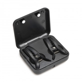 DARK GRIP - PINZAS VIBRADORAS PARA PEZONES - NEGRO