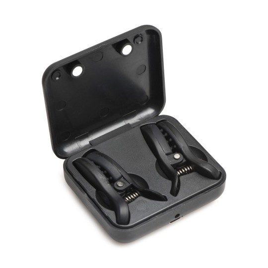 DARK GRIP - PINZAS VIBRADORAS PARA PEZONES - NEGRO
