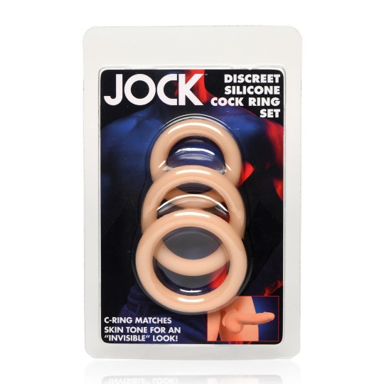 CONJUNTO DE ANILLOS DE SILICONA DISCRETOS - 3 PIEZAS - LIGERO