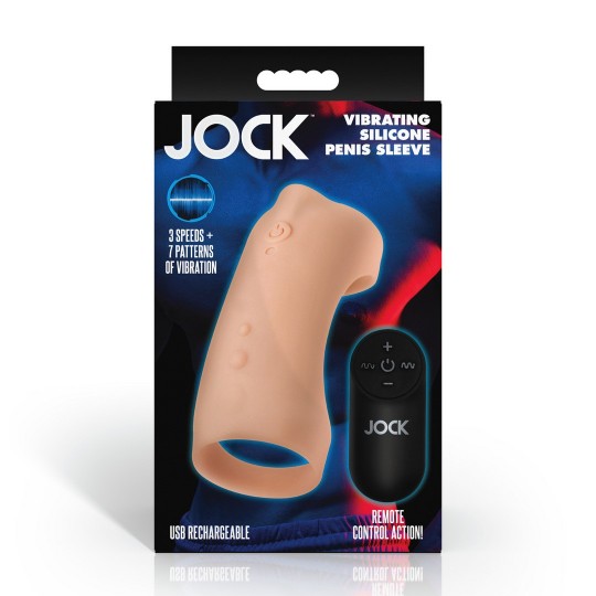 MANGA DE SILICONA VIBRANTE PARA PENE - LIGERA