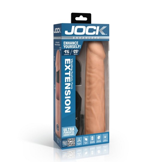 AUMENTADORES - EXTENSIÓN DE PENE REALISTA VIBRANTE CON CONTROL REMOTO - CLARO