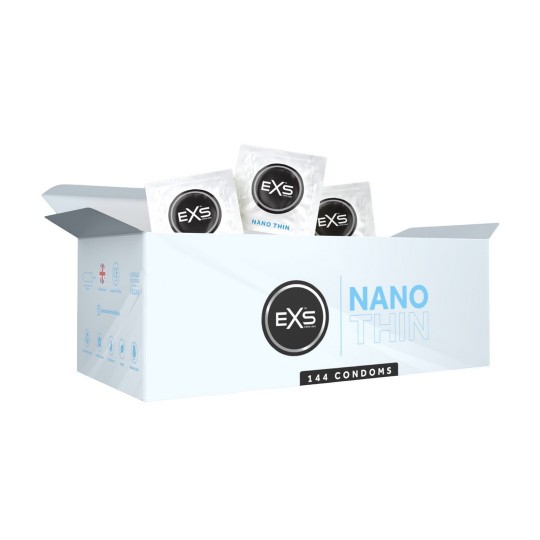 EXS NANO THIN - CONDONES - 144 PIEZAS