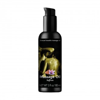 SENSUAL KISSABLE MASSAGE OIL - SAFFRON - 3 FL OZ / 100 ML