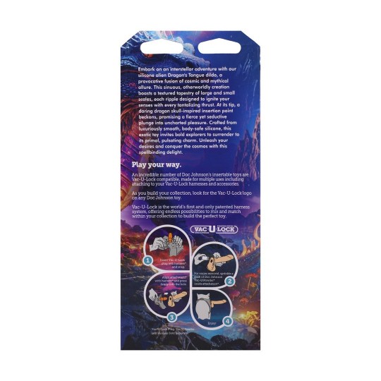 ФЭНТЕЗИЙНЫЕ ТРАХАЛЬЩИКИ - LENGUA DE DRAGÓN - BRILLA EN LA OSCURIDAD - MULTICOLOR