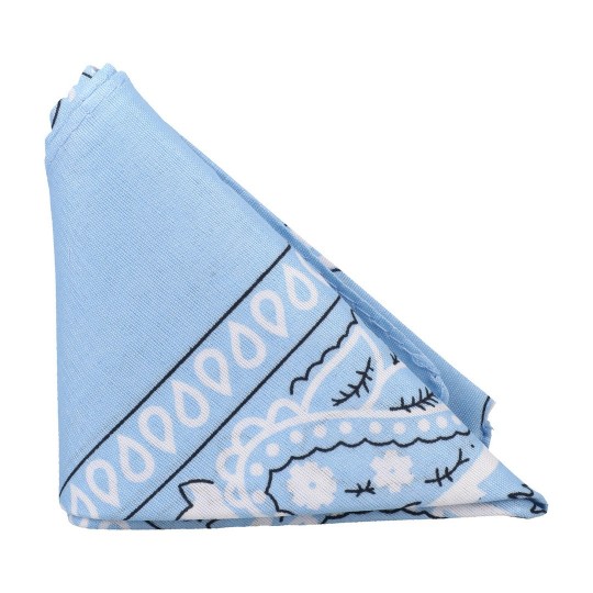 THE CODE - ANILLO DE SILICONA CON BANDANA - AZUL CLARO