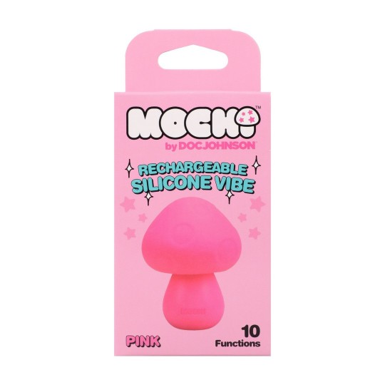 MUSHROOM VIBE - VIBRADOR DE SILICONA RECARGABLE - ROSA