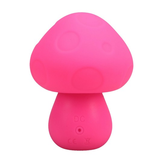 MUSHROOM VIBE - VIBRADOR DE SILICONA RECARGABLE - ROSA
