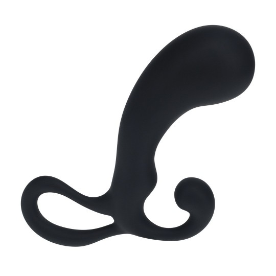 LEVELZ BULB WITH LOOP SILICONE PROSTATE MASSAGER S BLACK 