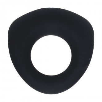 LEVELZ SEALED LIQUID SILICONE VIBRATING COCKRING BLACK 