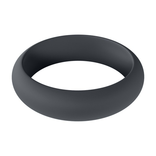 LEVELZ SILICONE COCK RING WIDE O M 35MM BLACK 