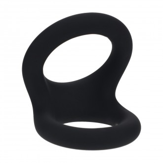 LEVELZ DOUBLE O SILICONE COCKRING M BLACK