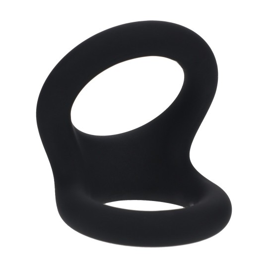 LEVELZ DOUBLE O SILICONE COCKRING M BLACK