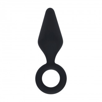 LEVELZ SILICONE ANAL PLUG S BLACK 
