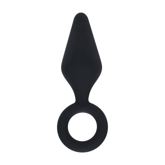 LEVELZ SILICONE ANAL PLUG S BLACK 