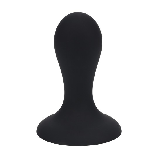 LEVELZ LIQUID SILICONE ANAL PLUG RATTLE S BLACK