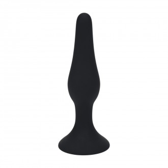 LEVELZ SILICONE ANAL PLUG SLIM S BLACK