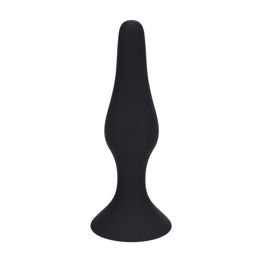 LEVELZ SILICONE ANAL PLUG SLIM XL BLACK