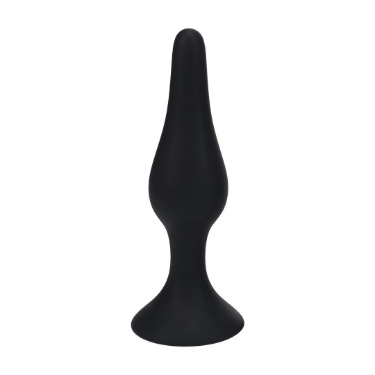 LEVELZ SILICONE ANAL PLUG SLIM XL BLACK