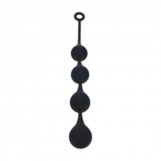 LEVELZ WATER DROP-SHAPED ANAL BEADS XXL 50MM BLACK