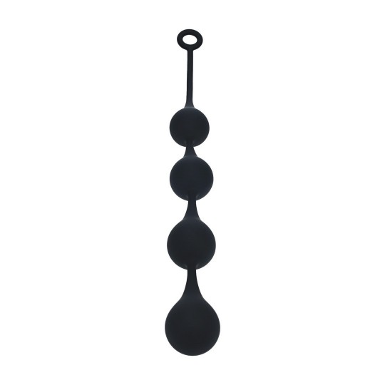 LEVELZ WATER DROP-SHAPED ANAL BEADS XXL 50MM BLACK