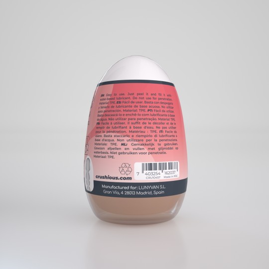 UOVO MASTURBATORE EZY EGG ORALE CRUSHIOUS
