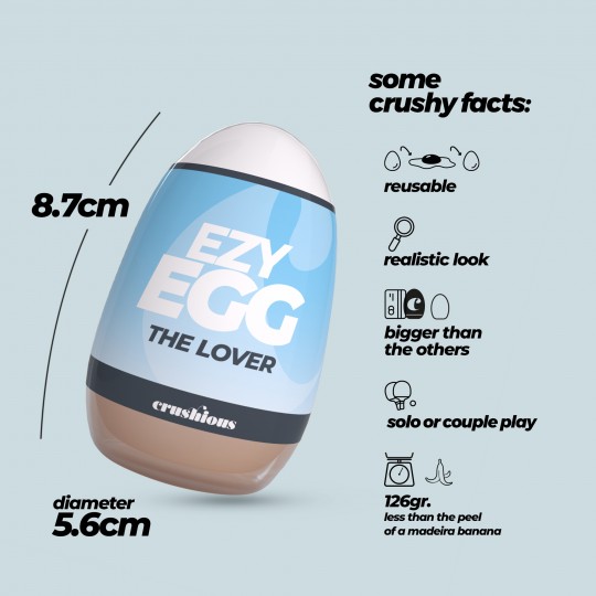 UOVO MASTURBATORE EZY EGG THE LOVER CRUSHIOUS