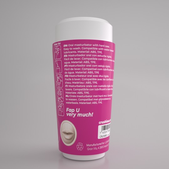 PACK OF 72 CRUSHIOUS FAPPUCINO SWEET KISS PORTABLE ORAL MASTURBATOR