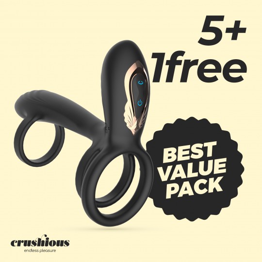 PACK 5 + 1 GRATUITO TORNADO ARMADURA PENIANA CON ROTACIÓN CRUSHIOUS