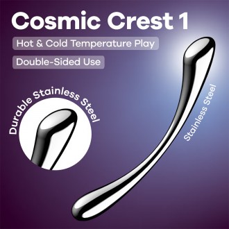 GODE MÉTALLIQUE COSMIC CREST 1 SATISFYER