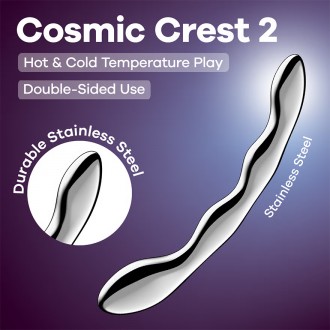DILDO IN METALLO COSMIC CREST 2 SATISFYER