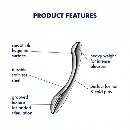 DILDO IN METALLO PURE GRAVITY 1 SATISFYER