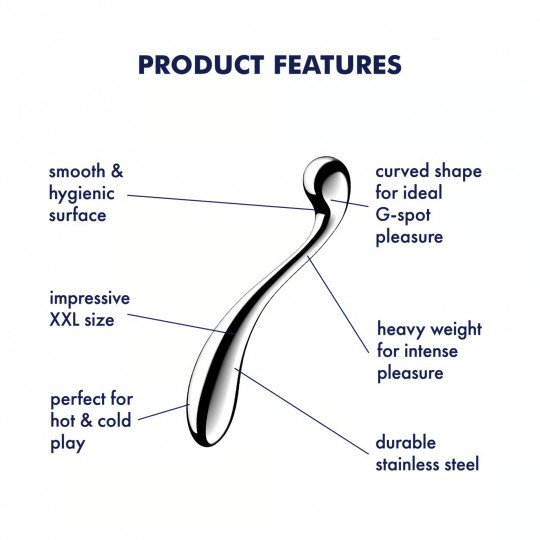 METALL DILDO STAR FORCE 4 SATISFYER