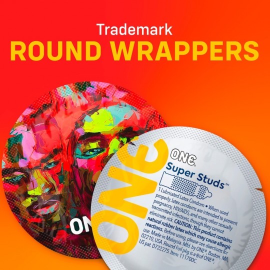 КОРОБКА С 12 ПРЕЗЕРВАТИВАМИ SUPER STUDS ONE