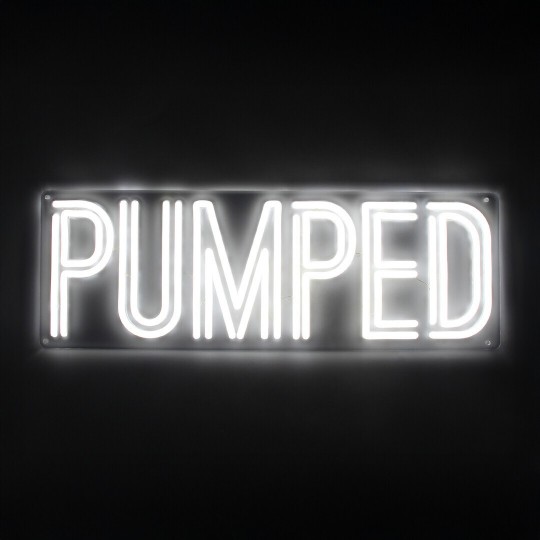 LED NEON BRAND SIGN - PUMPED
