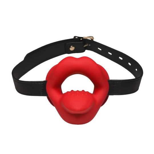 SISSY - VIBRATING MOUTH GAG - RED