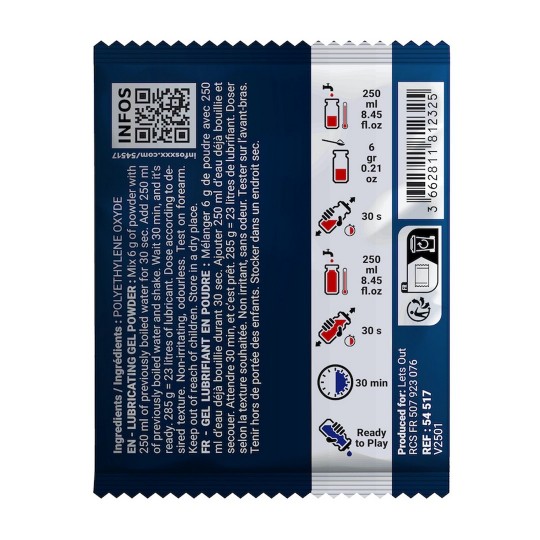 FF POWDER LUBRICANT SACHET - 0.21 OZ / 6 GR