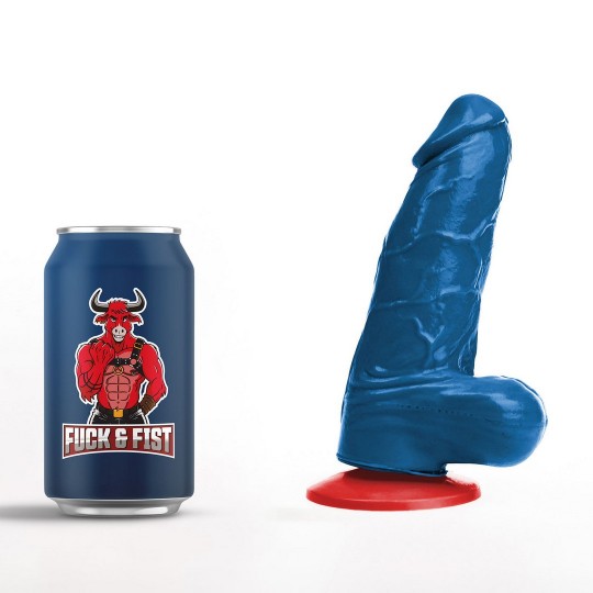 FREYR S - REALISTIC DILDO WITH BALLS - 4.7 / 12 CM - BLUE