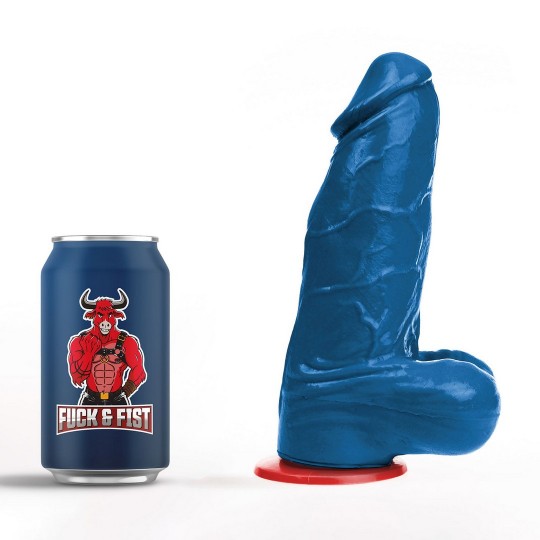 FREYR M - REALISTIC DILDO WITH BALLS - 5.9 / 15 CM - BLUE