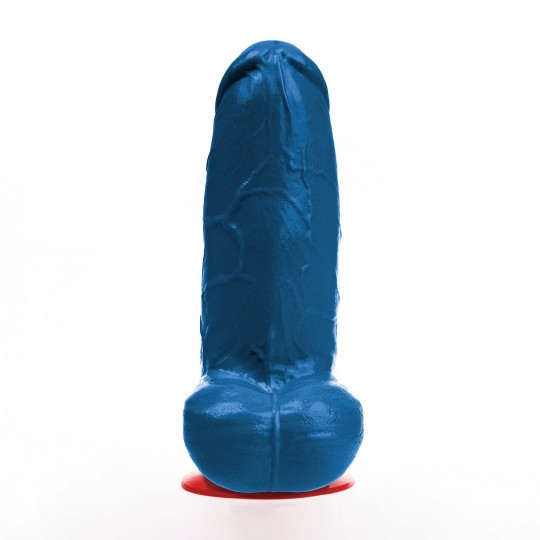 FREYR XL - REALISTIC DILDO WITH BALLS - 8.3 / 21 CM - BLUE