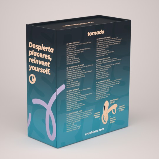 TORNADO ARMURE ROTATIVE POUR PÉNIS CRUSHIOUS