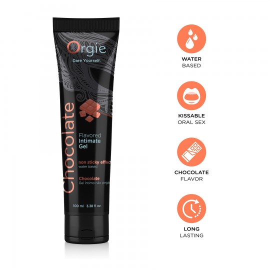 ORGIE LUBE TUBE CHOCOLATE WATERBASED LUBRICANT 100ML