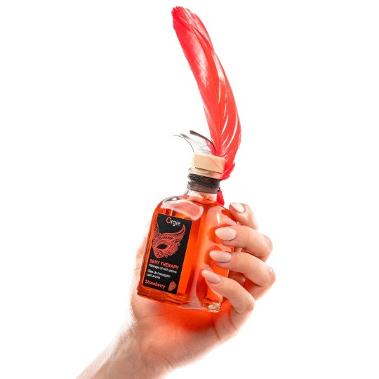 ORGIE SEXY THERAPY KISSABLE MASSAGE SET STRAWBERRY 100ML