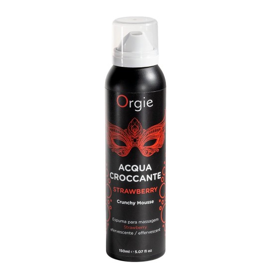 MASSAGESCHAUM CRACKELING ACQUA CROCCANTE ERDBEERE 150ML ORGIE