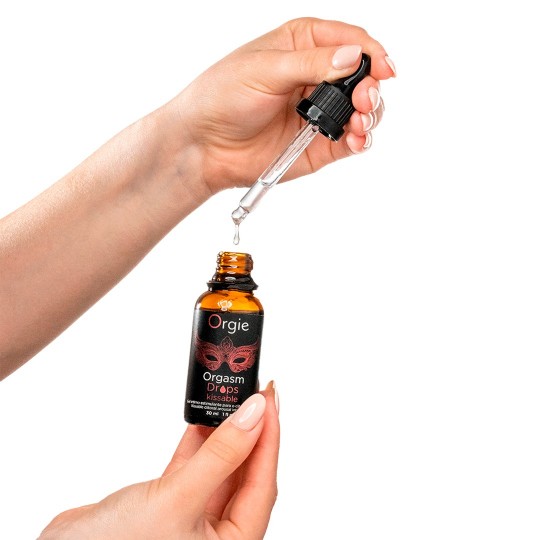 KÜSSBARE TROPFEN ORGASM DROPS KISSABLE 30ML ORGIE