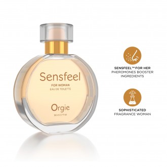 PARFÜM MIT PHEROMONEN SENSFEEL FOR WOMAN 50ML ORGIE