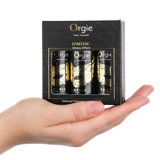 ENSEMBLE D`'HUILES DE MASSAGE TANTRIC SENSUAL MINI SIZE 3X30ML  ORGIE