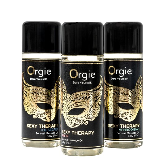 SET DI OLI DA MASSAGGIO SEXY THERAPY SENSUAL MINI SIZE 3X30ML ORGIE