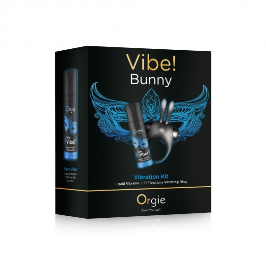 KIT VIBRATOIRE VIBE! BUNNY ORGIE 15ML